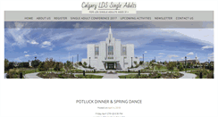 Desktop Screenshot of calgaryldssingleadults.com